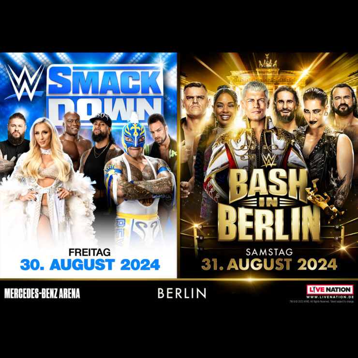 WWE live - SmackDown & BASH in BERLIN / 30. + 31. August 2024